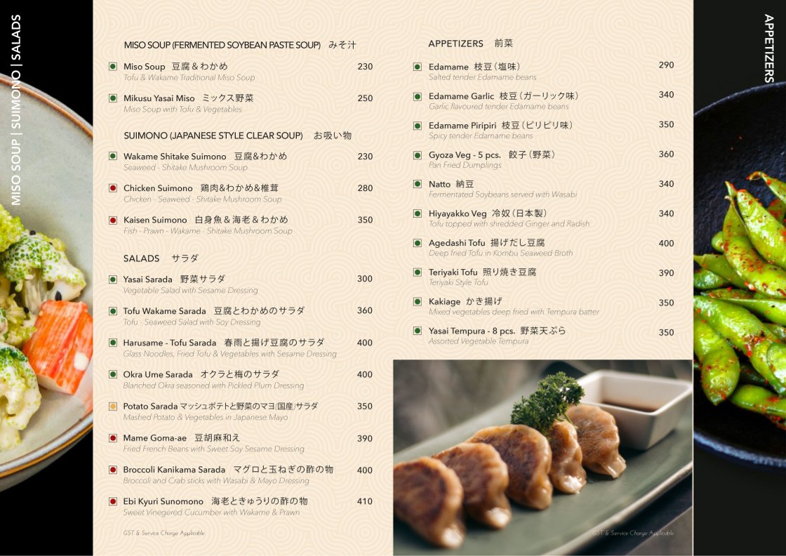 Menu Page 7